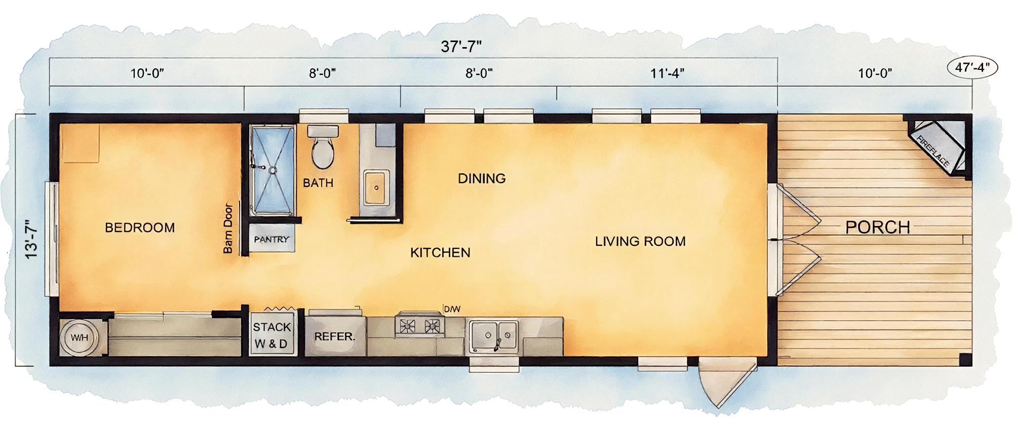 Floorplan for Kit Home