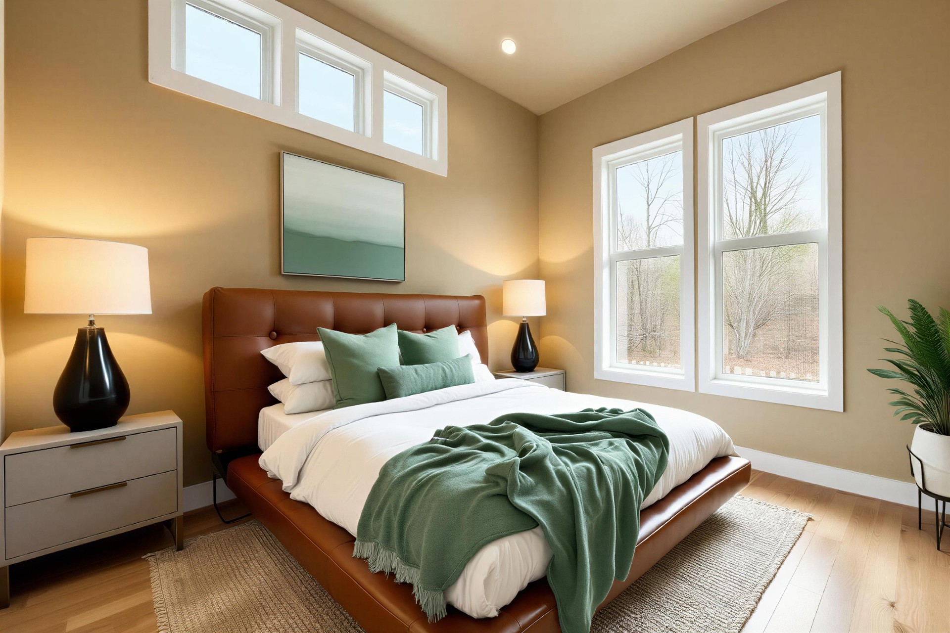 2 Bedroom Tiny Home ADU • 2nd Bedroom in Elegant Brown 2nd Bedroom in Elegant Brown