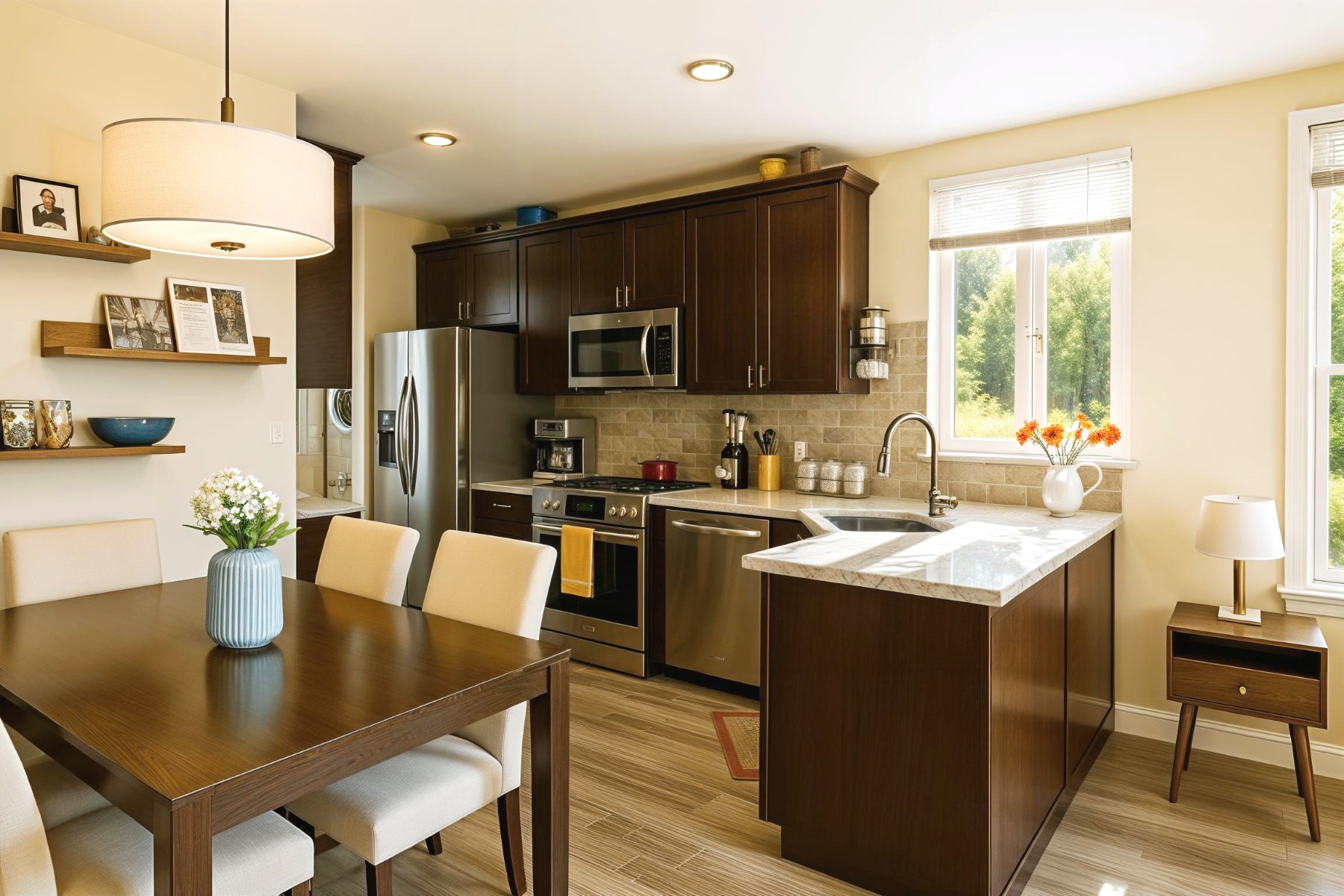 2 Bedroom Tiny Home ADU • Modern Kitchen v2 Modern Kitchen v2